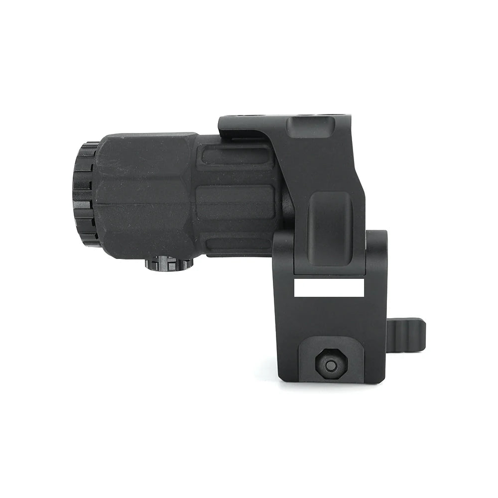 Tactical G45 5X Magnifier Scope With FAST FTC Mount Combo For Airsoft with US Flag Original Markings Black And FDE Colors