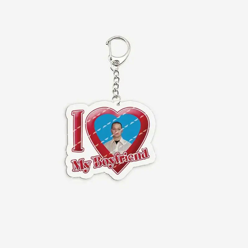 Rock Band Weezer Keychains for Accessories Bag Acrylic pat mikey matt brian Charm Keyrings Chains Jewelry Friends FANS Gifts