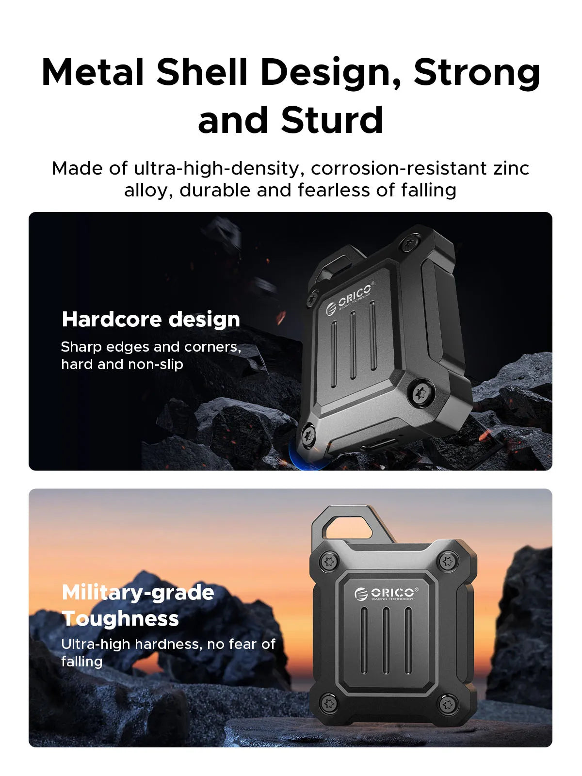 ORICO 2230 SSD Enclosure M.2 NVMe SSD Enclosure USB 3.2 Gen 2 10Gbps NVME PCI-E M-Key 2230mm External SSD Drive Enclosure