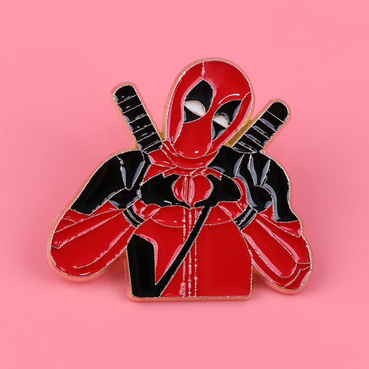 Cartoon Stitch Pin Movie Deadpool Hero Brooches for Women Men Lapel Pins Badges Clothes Accessories Cosplay Jewelry Fans Gifts
