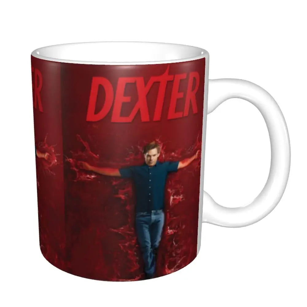 Customized Dexter Morgan Mugs DIY Movie Ceramic Milk Tea Coffee Cup