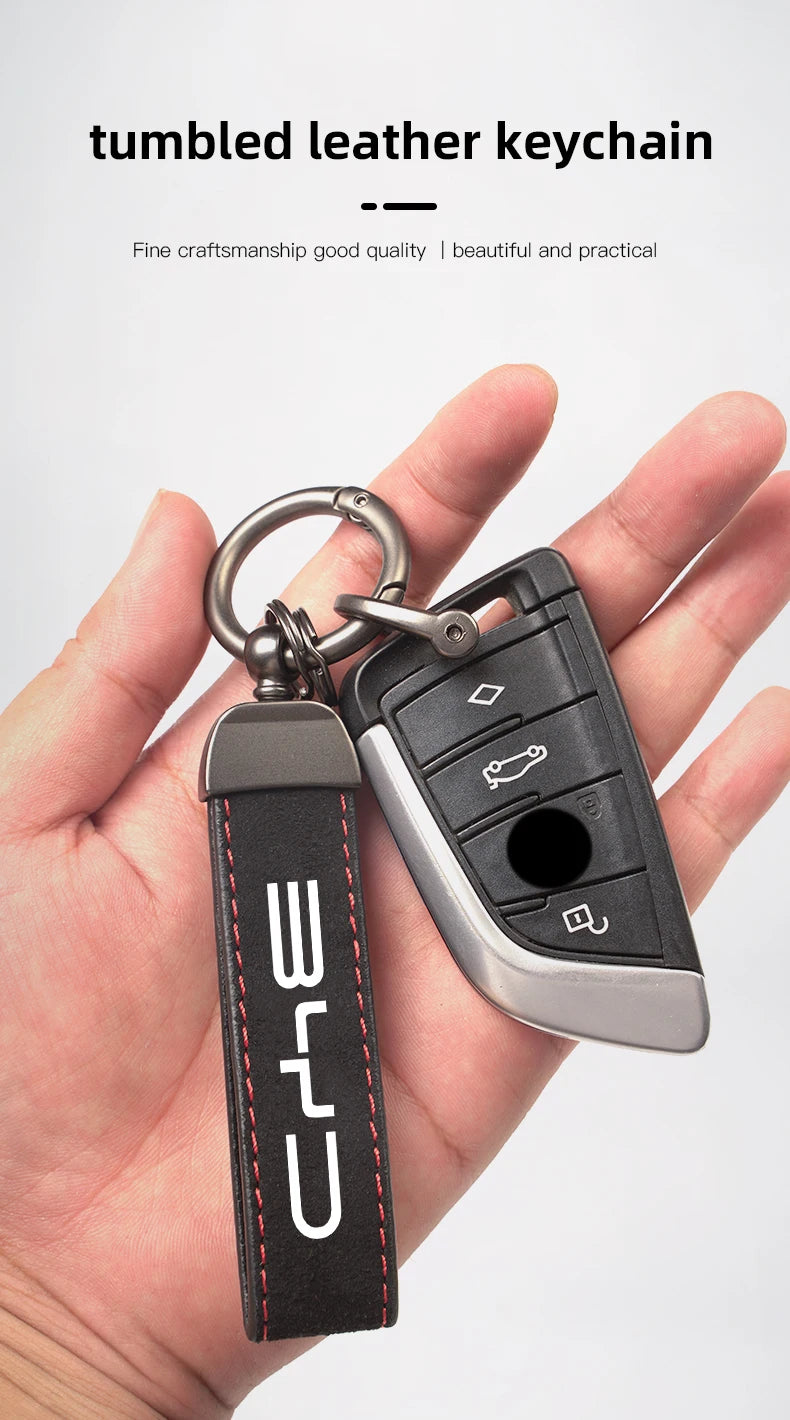 BYD Emblem Key Ring Car Keychain Custom Gift For E3 E9 S8 E6 Tang F3 Song F3R Qing Atto 3 E2 E1 Yuan I3 S7 G3 M6 L3 D1 S6 F0 E5