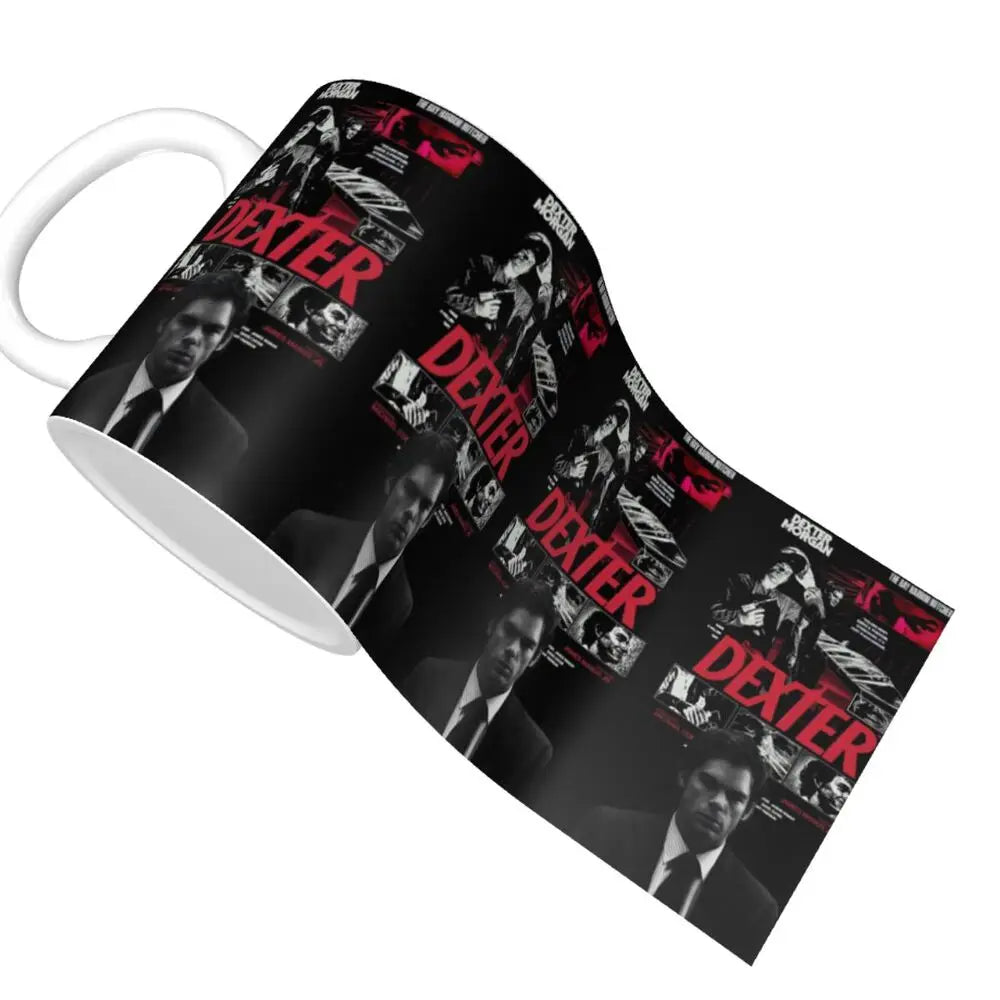 Customized Dexter Morgan Mugs DIY Movie Ceramic Milk Tea Coffee Cup