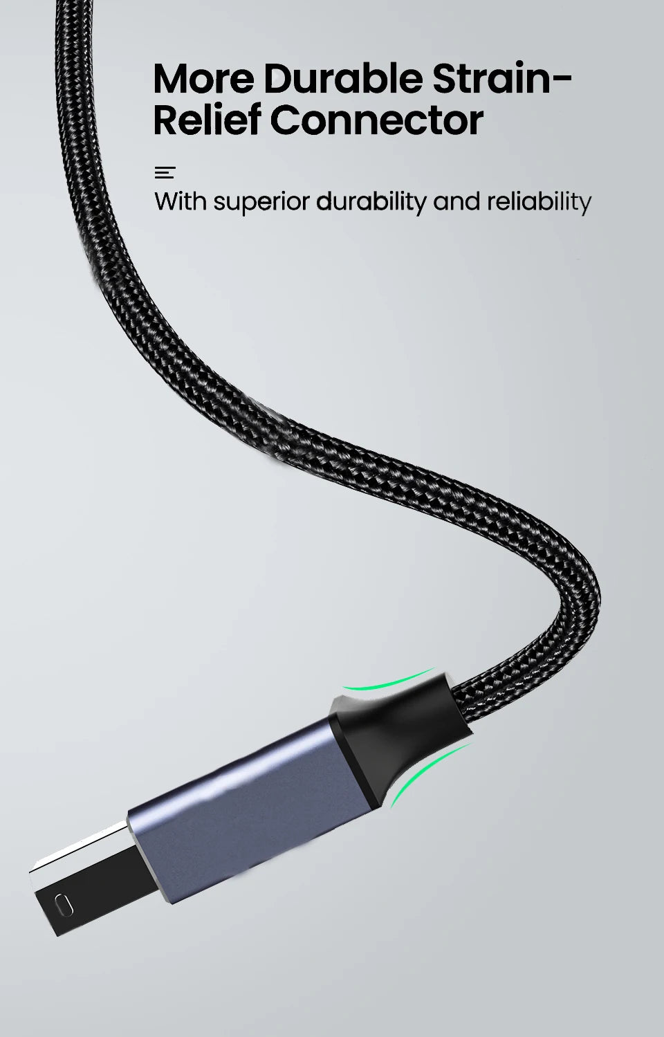 Type C to USB B 3.0 Data Cable USB C Male to USB B Male Adapte Cable For Docking Station External Hard Drivers Scanner Printer