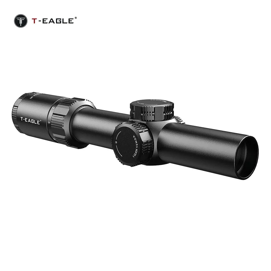 T-EAGLE EOX 1.2-6X24 IR Tactical Riflescope Hunting Spotting Rifle Scope Optical Collimator Air Gun Airsoft PCP Sight