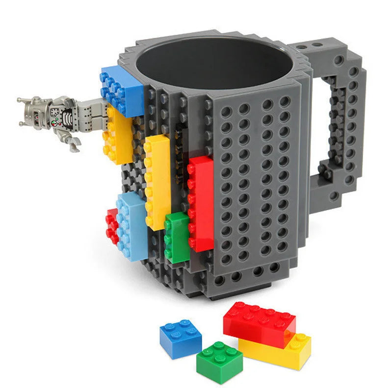 Creative Build-on Brick Mug Cups Building Blocks Design Birthday Gifts Personalized Decorations
