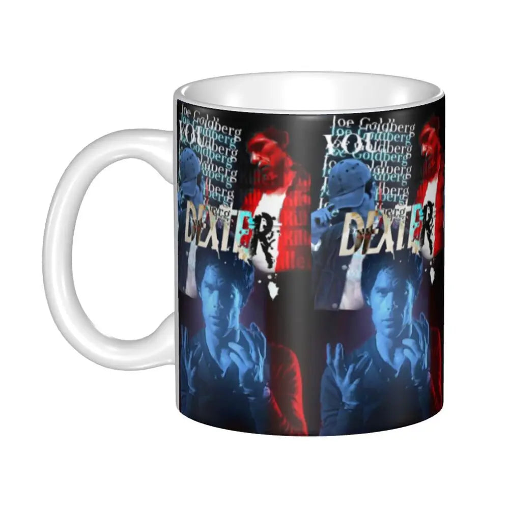 Customized Dexter Morgan Mugs DIY Movie Ceramic Milk Tea Coffee Cup