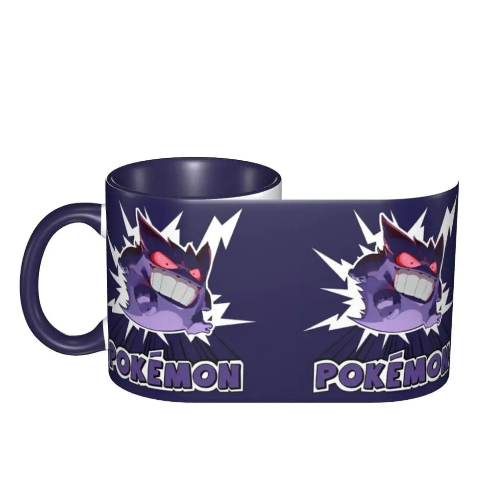 Pokemon Gengar Cartoon Mugs Cute Coffee Cup Gifts For Women Men