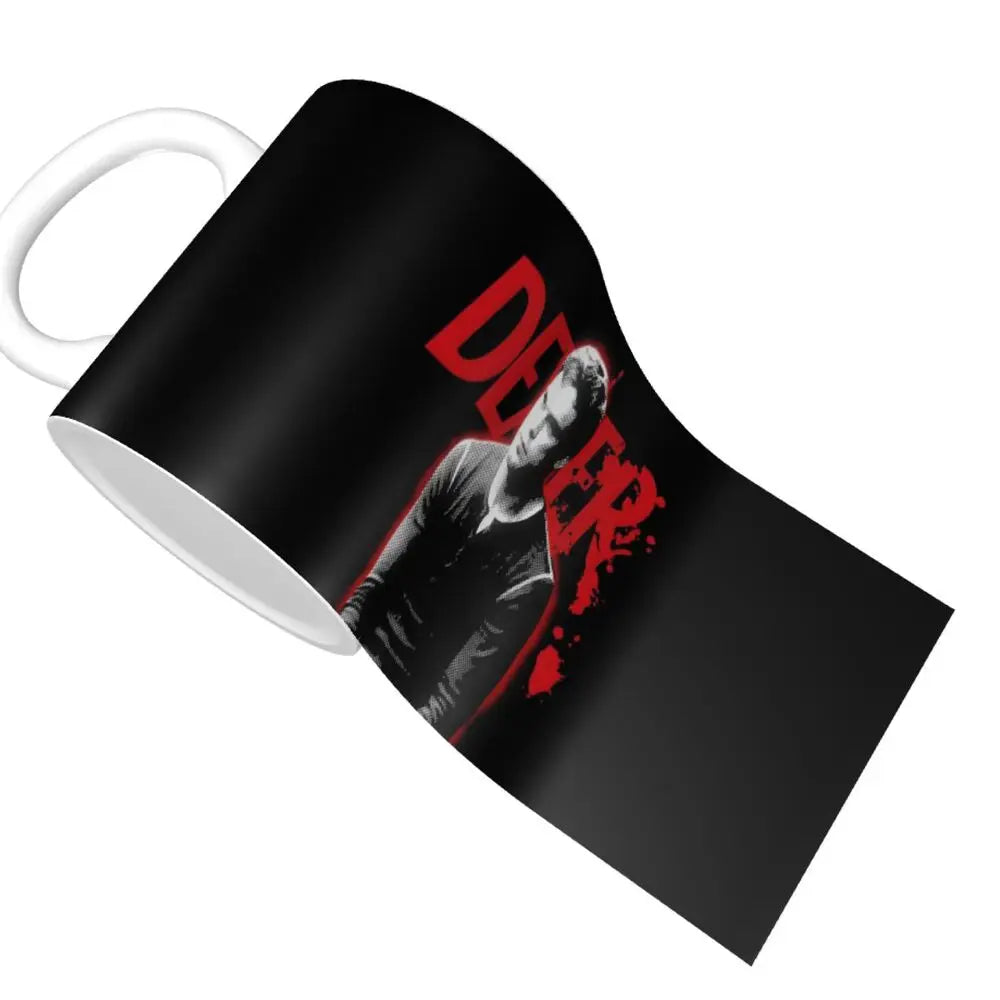 Customized Dexter Morgan Mugs DIY Movie Ceramic Milk Tea Coffee Cup