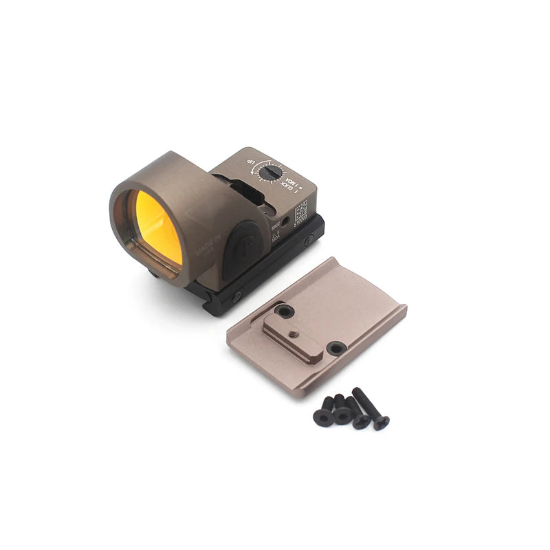 Airsoft-Tactical S-R-O Red Dot Sight, Super Bright, Can Be Used under Strong Light Environment, Small Parallex Clear Lens