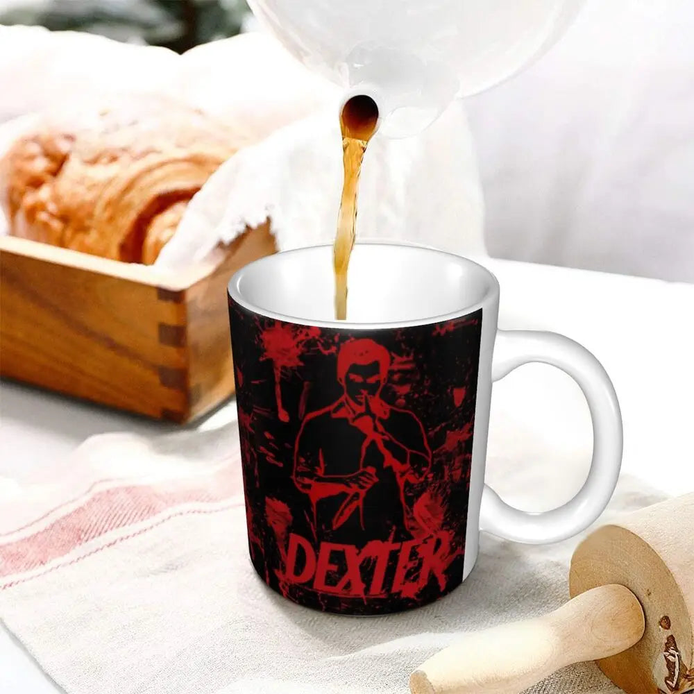 Customized Dexter Morgan Mugs DIY Movie Ceramic Milk Tea Coffee Cup