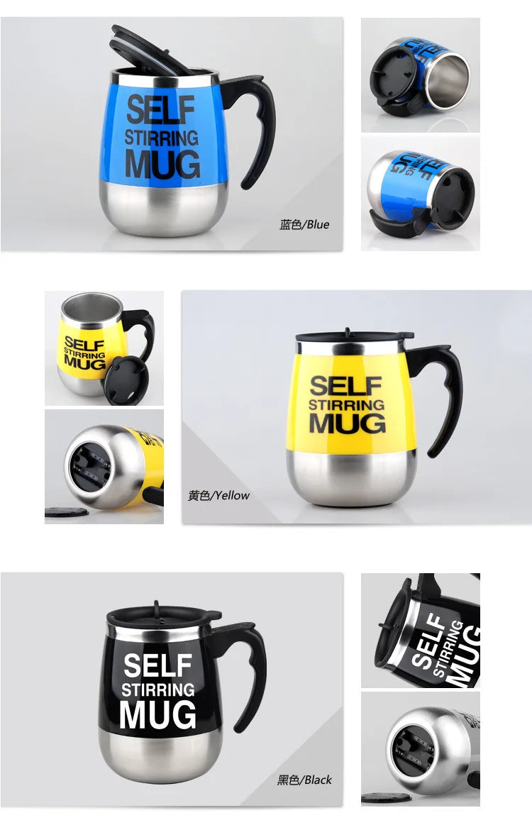 Electric Automatic Mixing Cup, Self Stirring Coffee Mug, Stainless Steel Milk Cup, Smart Mixer