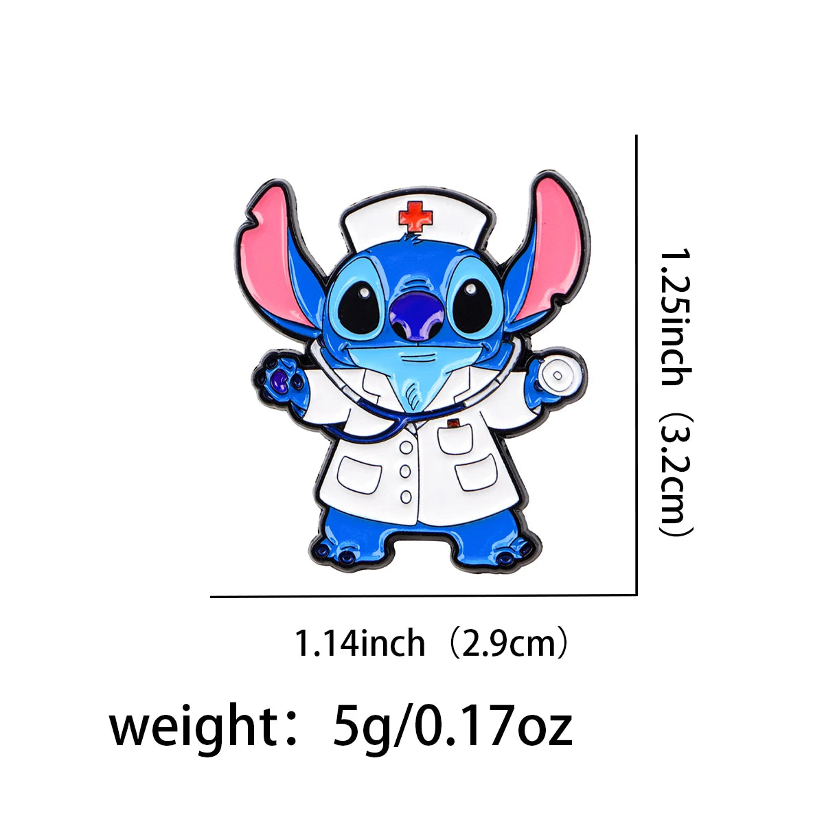 Cartoon Movie Lapel Pins for Backpacks Clothes Kawaii Chef Mouse Enamel Pin Stitch Badges Cat Brooch Jewelry Gifts for Friends