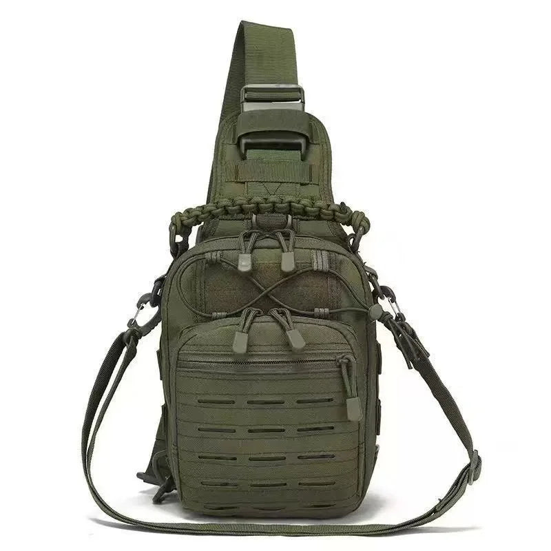 Military Tactical Backpack Shoulder Bag  Chest bag Men Outdoor Hiking Camping  Army Hunting Fishing Pack Sling Molle Usb bag bag