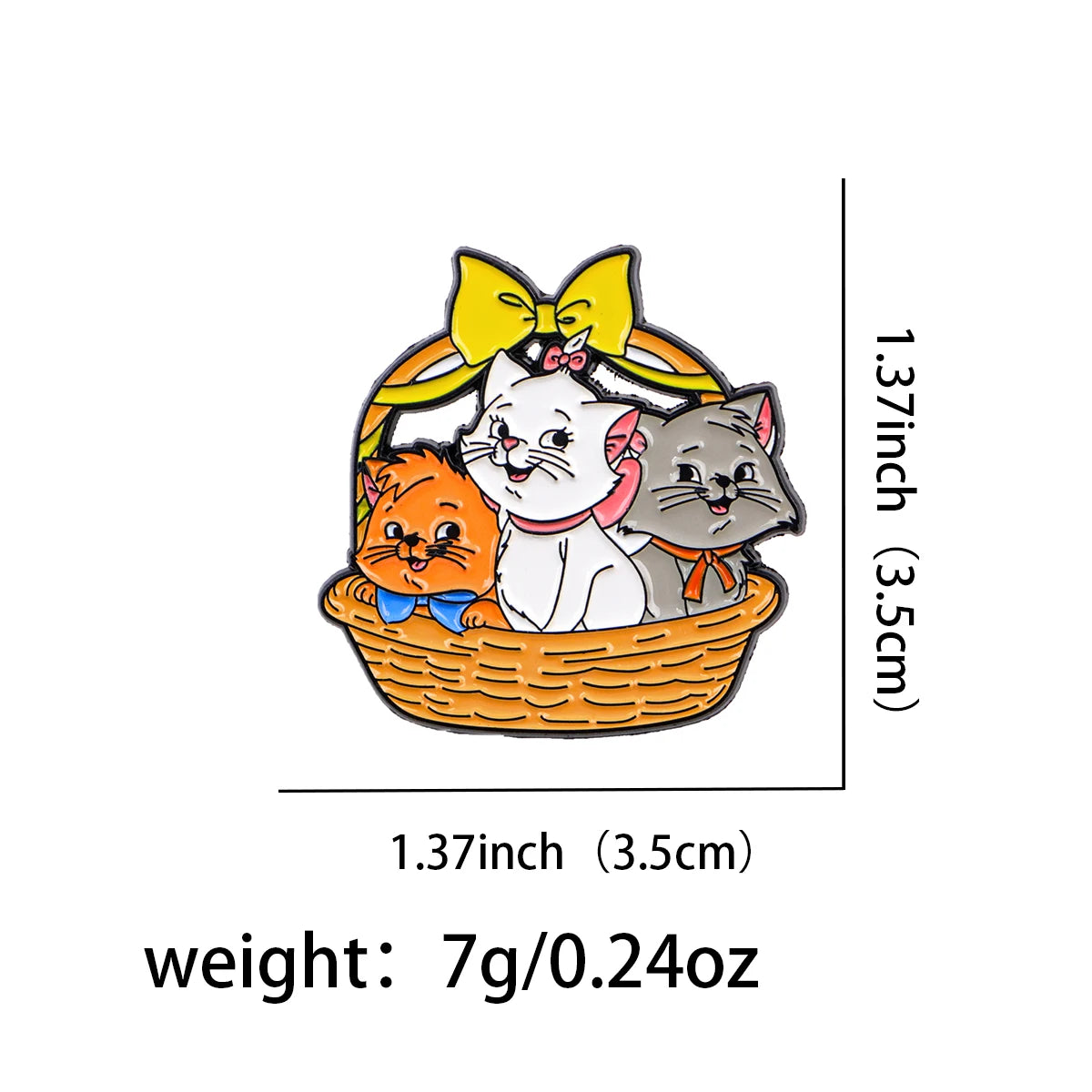 Cartoon Movie Lapel Pins for Backpacks Clothes Kawaii Chef Mouse Enamel Pin Stitch Badges Cat Brooch Jewelry Gifts for Friends