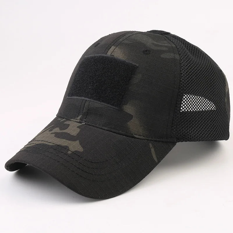 Outdoor Multicam Camouflage Adjustable Cap Mesh Tactical Military Army Airsoft Fishing Hunting Hiking Basketball Snapback Hat
