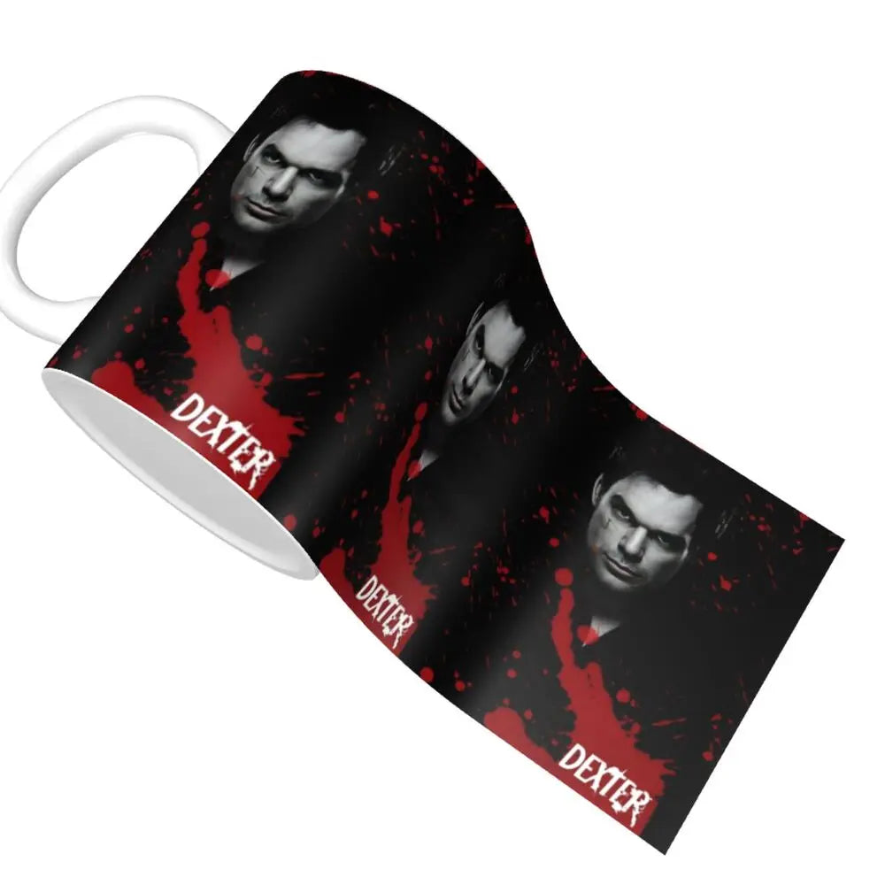 Customized Dexter Morgan Mugs DIY Movie Ceramic Milk Tea Coffee Cup