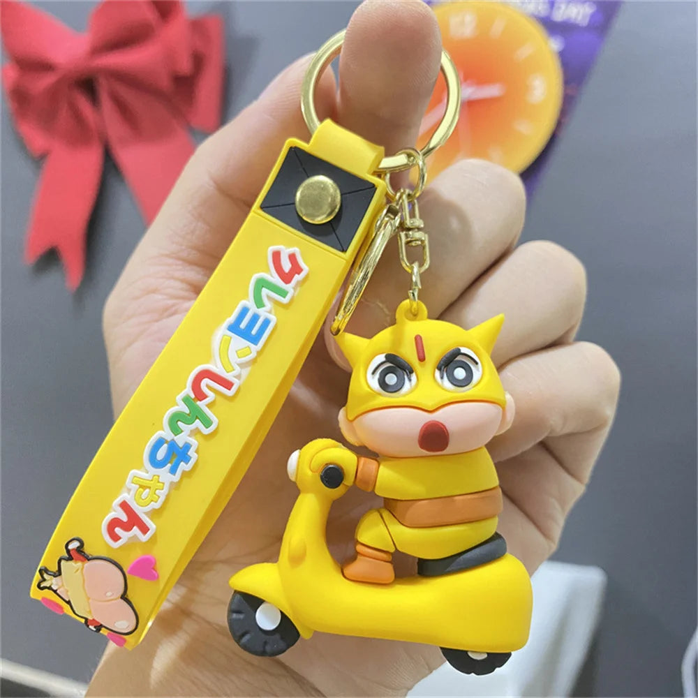 Fun Cute Cartoon characters Keychain Cute Doll Pendant Car Key Ring Ornaments Accessories Jewelry Gifts for Friends