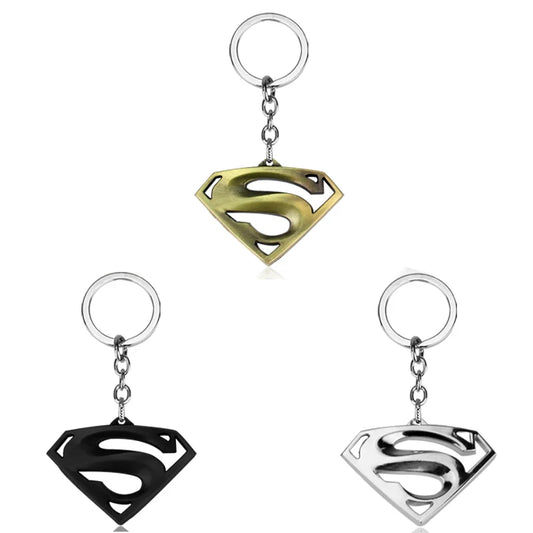 Marvel Superman keychain Cartoon Comics Avengers League Super Hero Backpack Pendant Children's Toys