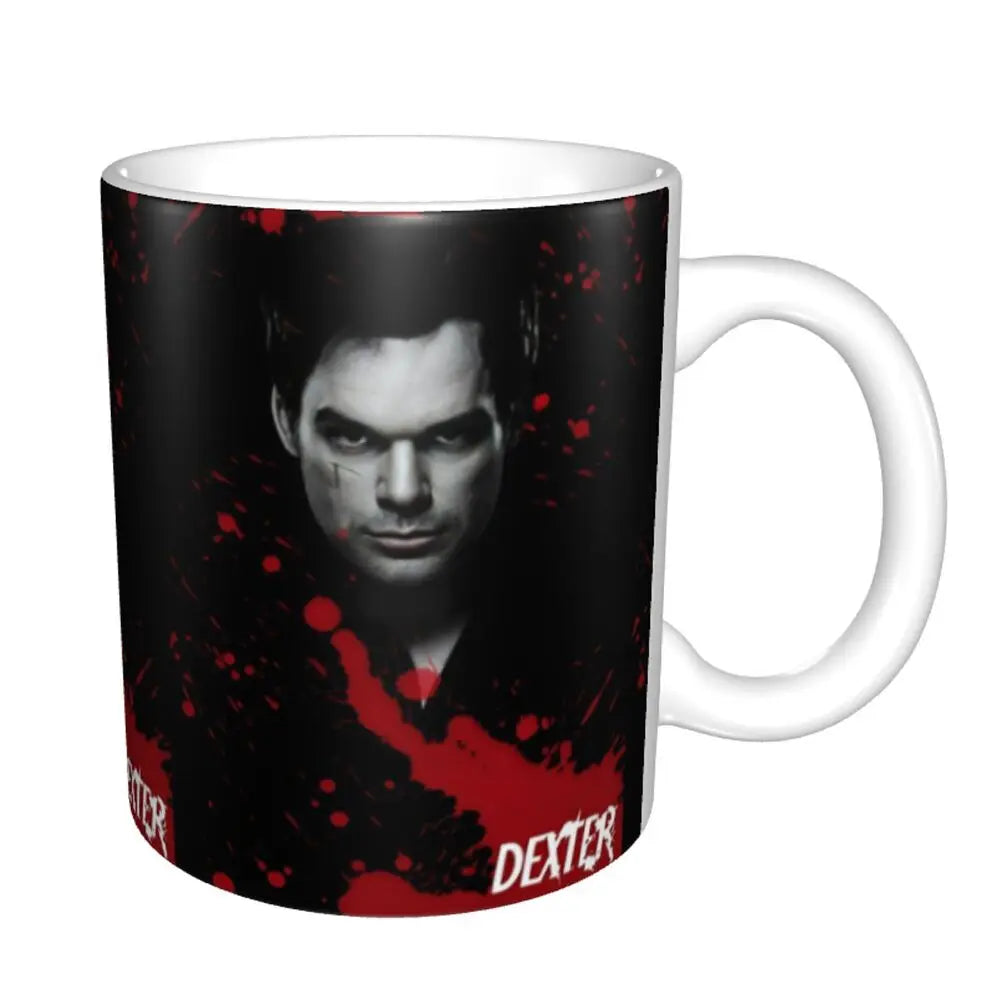 Customized Dexter Morgan Mugs DIY Movie Ceramic Milk Tea Coffee Cup