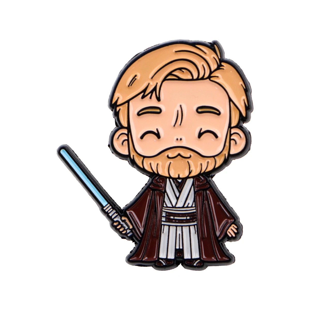 Cool Movie Fighter Enamel Pin Laser Sword Lapel Pin Badge Pins Hats Clothes Backpacks Decoration Jewelry Accessories Kids Gifts