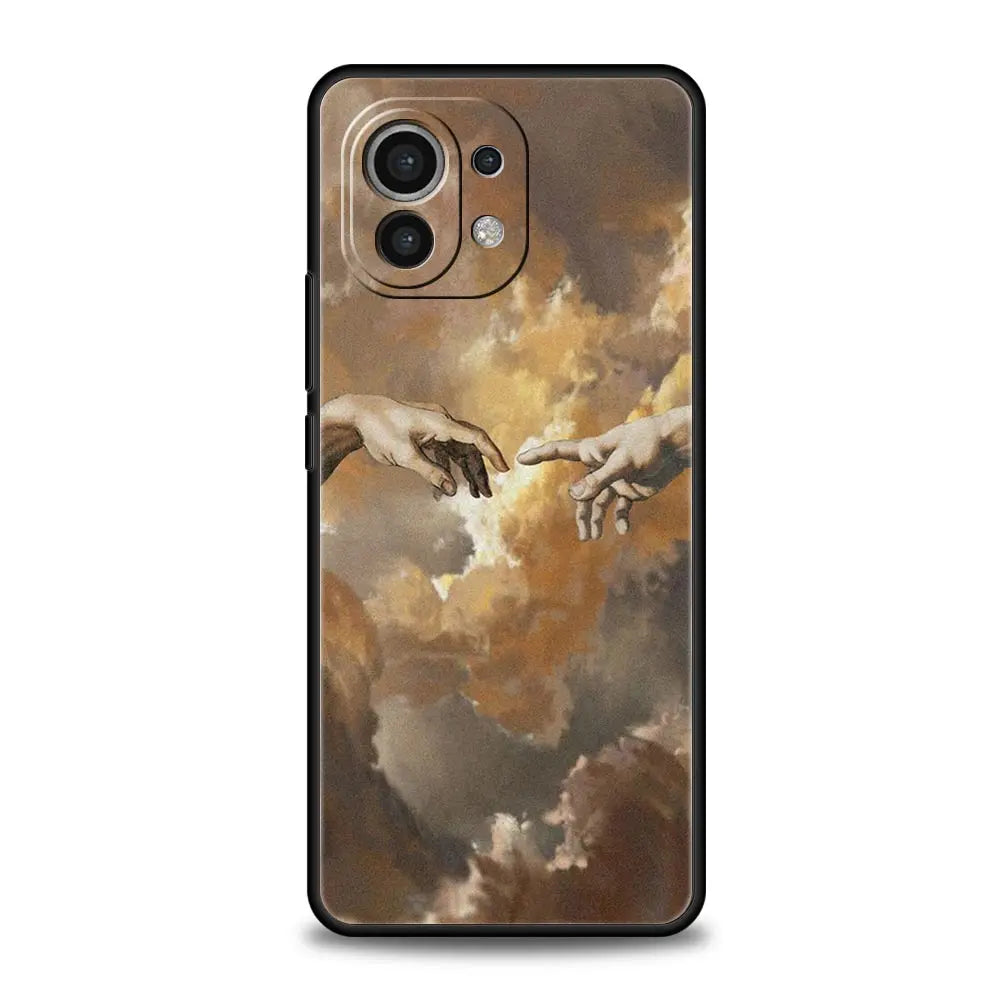 Mona Lisa Van gogh Oil Painting Art Case For Xiaomi 13 12 11 Lite 12T 11T 10T 9T Mi Poco X5 M4 M3 X4 X3 Pro F5 F4 F3 GT 5G Cover