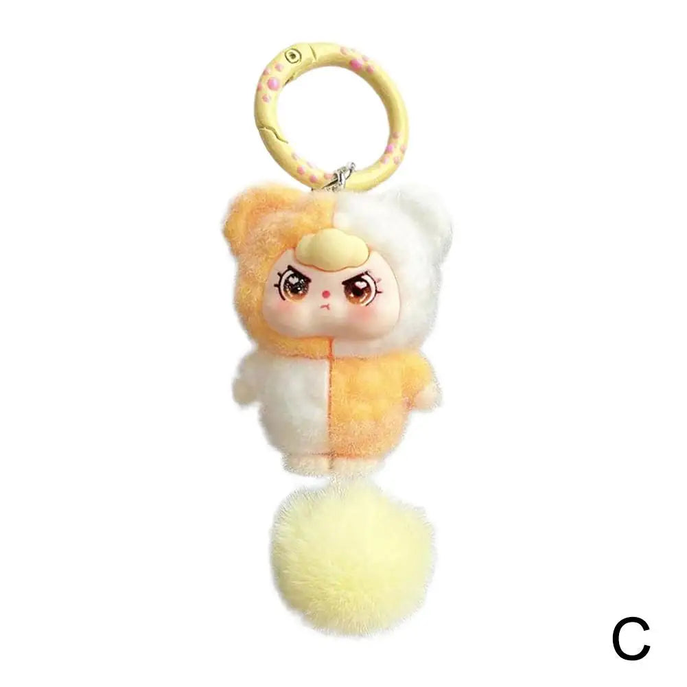 Creative Cartoon Keychain Cute Doll Gift Diy Pendant Accessories Decoration Kawaii Mobile Phone Bag Pendant Backpack Decor