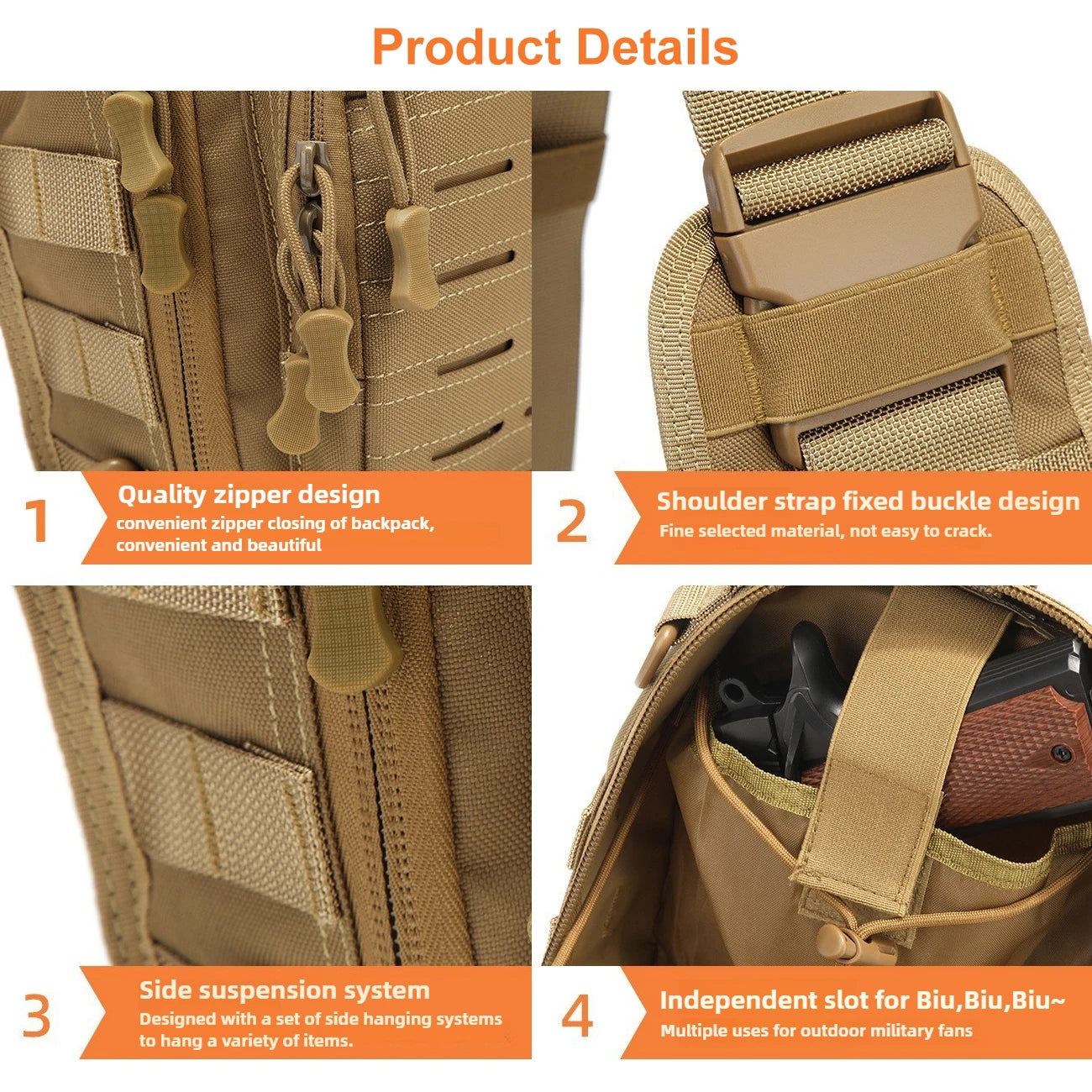 Tactical Chest Rig Pack for Men, Running Chest Bag with Front Loop Recon Chest Rigs for Hunting Outdoor EDC