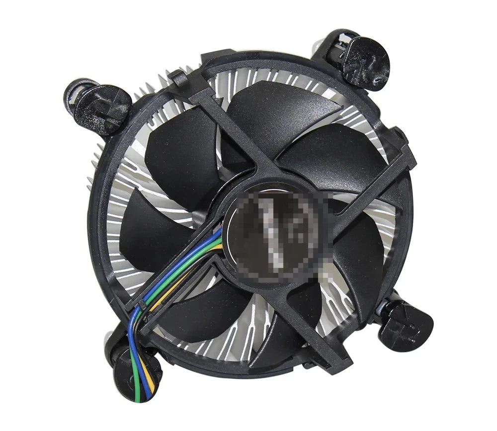 CPU Cooler Aluminum With 3.5-Inch Fan, 4-Pin Connector For Office PC Computer Intel Core I3/i5/i7 Socket 1150/1155/1156