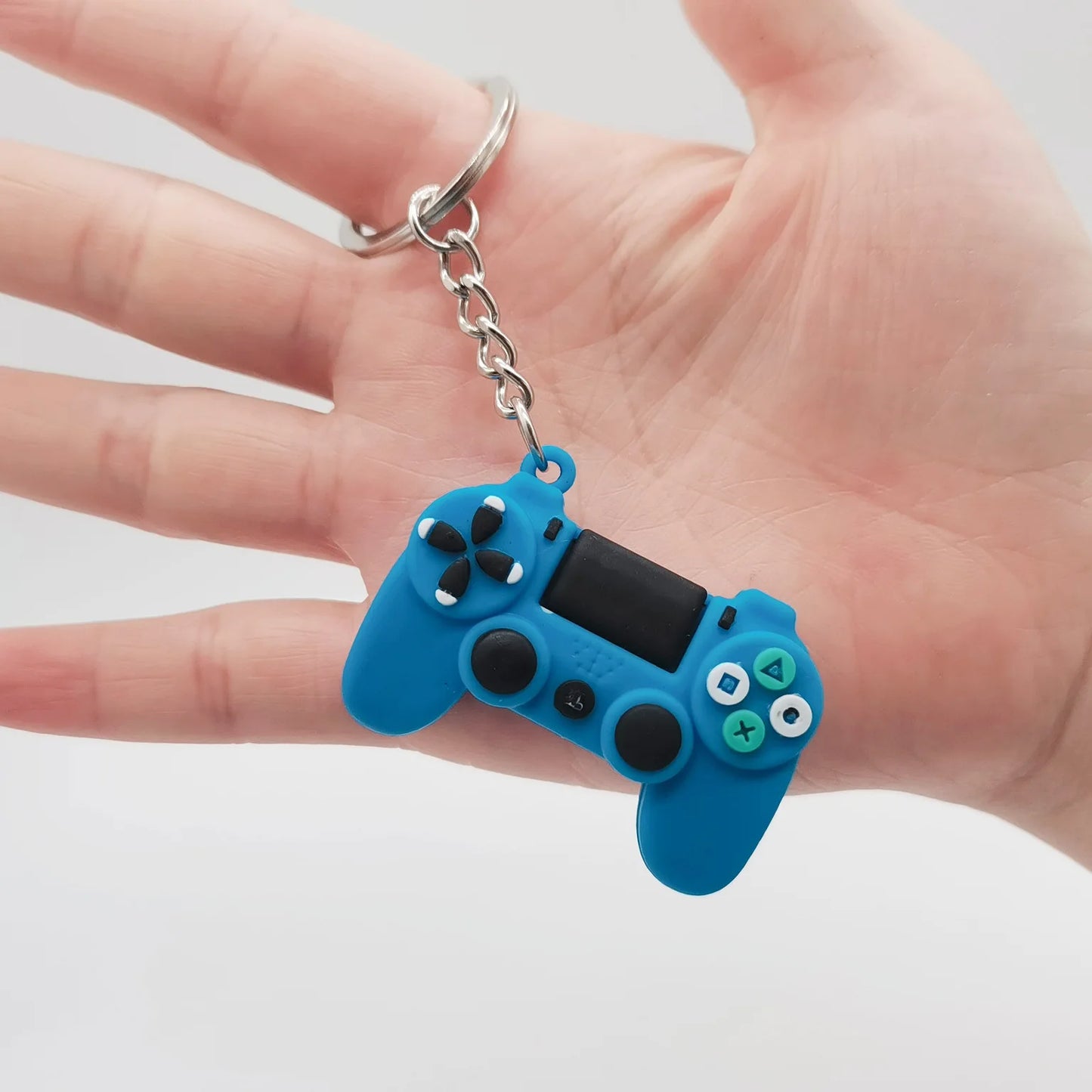 PVC new keychain high quality game machine key ring mini cartoon Gamepad Joystick fit men car keys trinket souvenir gift