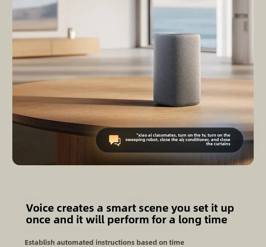 Xiaomi Smart Speaker Bluetooth 5.3 AI Super Xiaoai Intelligence Sound Voice Control Mesh2.0 Wi-Fi 2.4GHz/5GHz with Mi Home APP