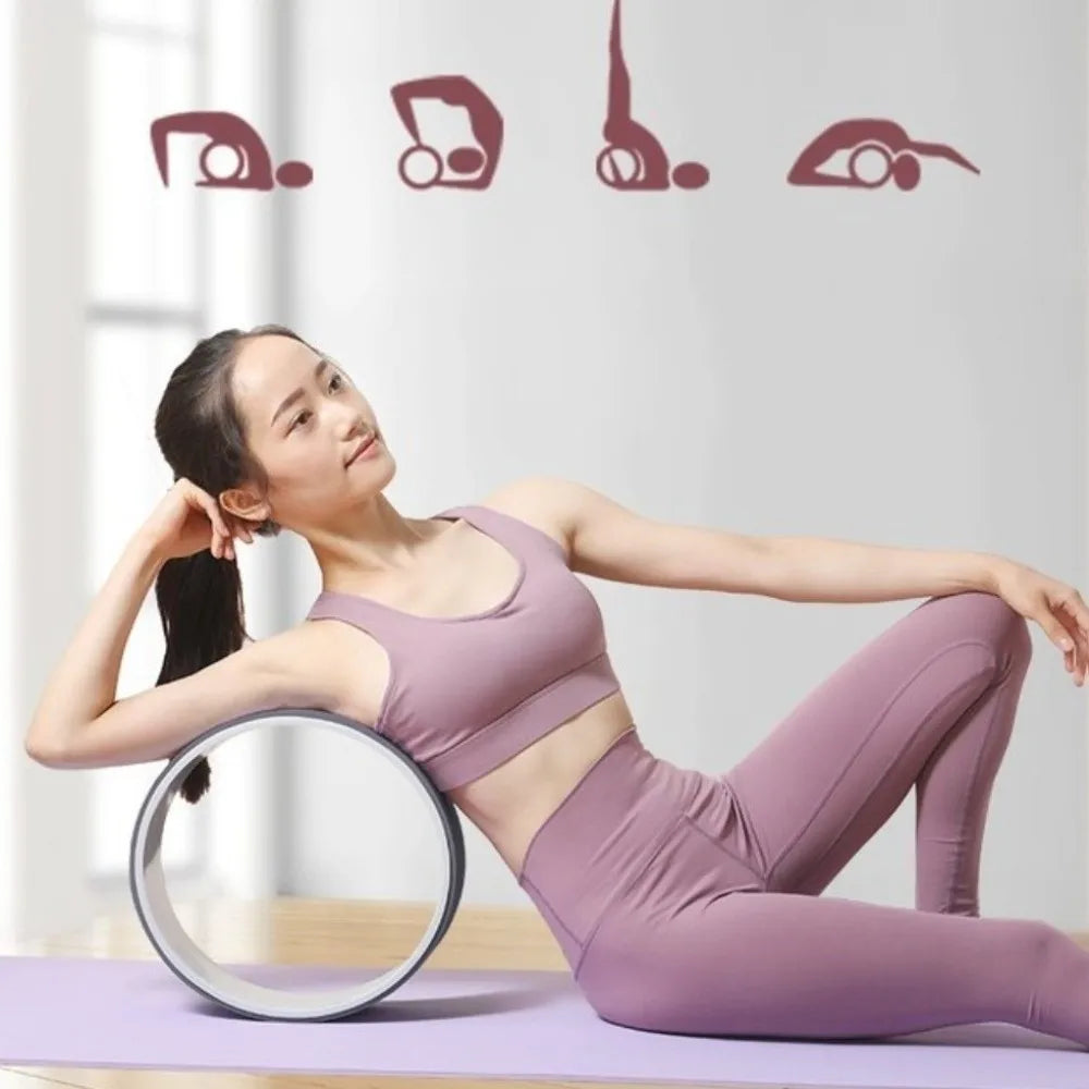 Muscle Massage Yoga Wheel Back Training Multi-Functional Back Training Roller Waist Training Training Tool Fitness Circle