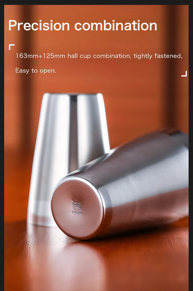 CRISON SK001 Professional Boston Shaker Two Piece Blender Bar Tool for Bartenders cocktail shaker