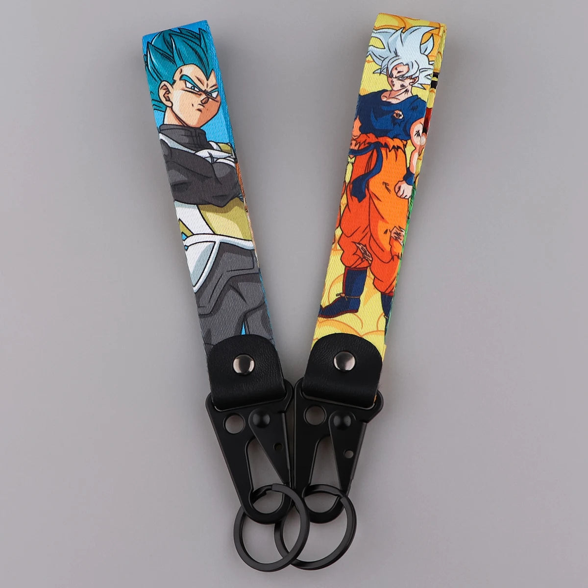 Anime Keychain For Car Motorcycle Cool Boy Short Lanyard Wrist Strap Key Holder Cosplay Accessories Toys Gifts