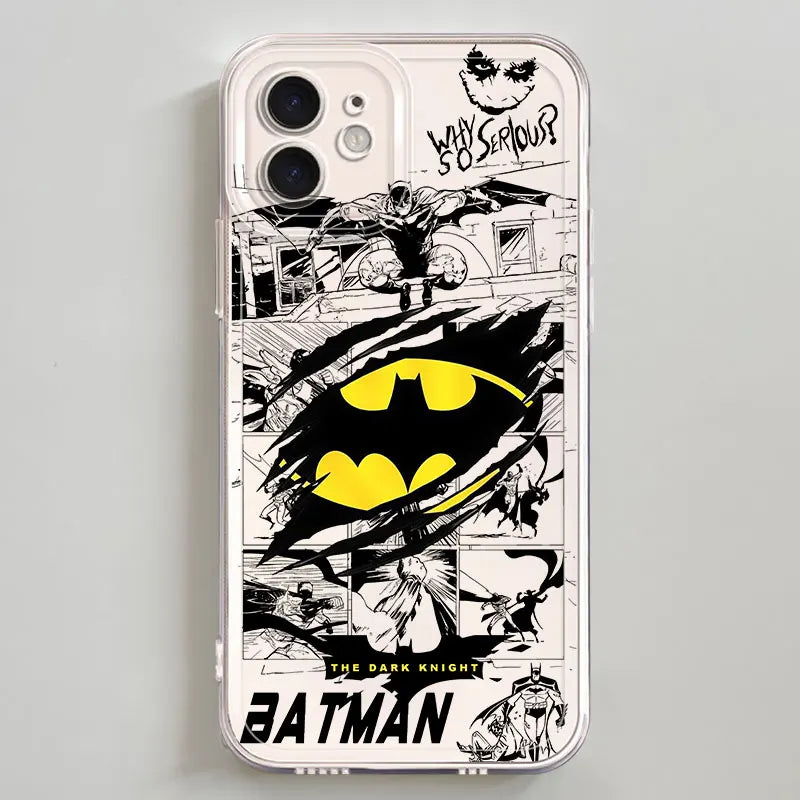 B-Batman Hero Logo Phone case for iPhone 16 15 14 13 12 11 Plus Pro ProMax 13 12 Mini X XS Max XR 7 8 SE cases