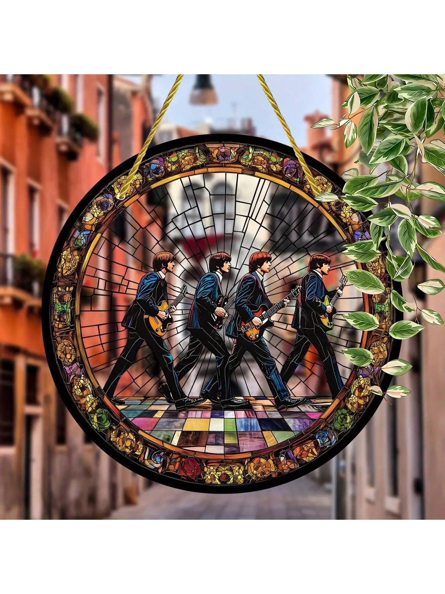 1pcs Music Legend Window Decoration, vivid indoor/outdoor decorations, unique birthday gifts for music enthusiasts,