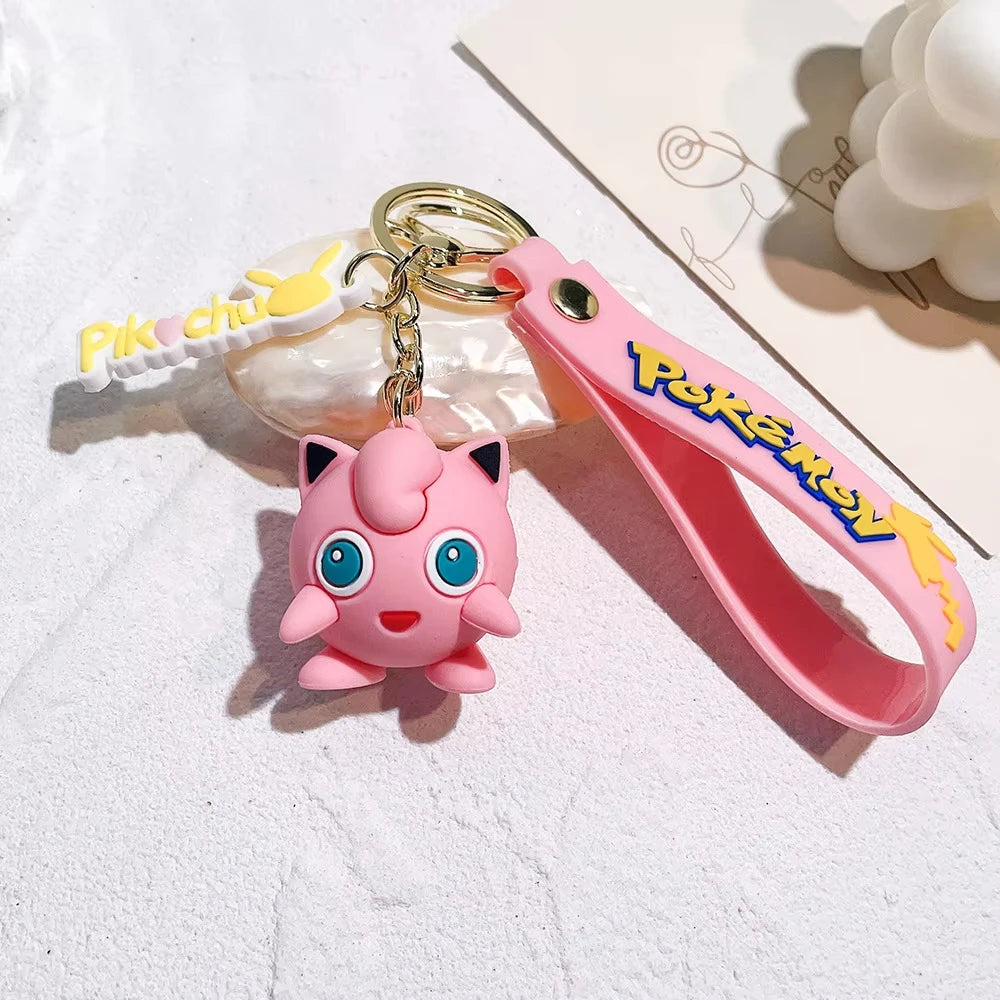 Pokemon PVC Keychain Pikachu PokeBall Party Favors Birthday Party Gifts Supplies Goodie Bag Fillers Christmas Stocking Fillers