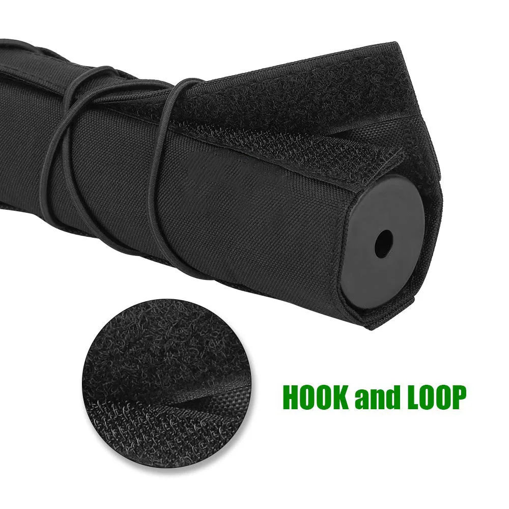 Tactical Hunting Soft Suppressor Muffler Cover Sniper Gun Shooting Muffler Sleeve Thermal Insulation Shielding Protector ﻿