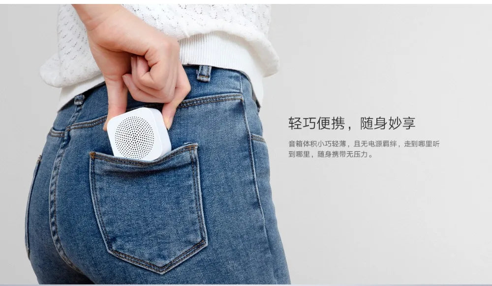 Original Xiaomi AI Portable Version Wireless Bluetooth Speaker Smart Voice Control Handsfree Bass Speaker For Smart Home Life