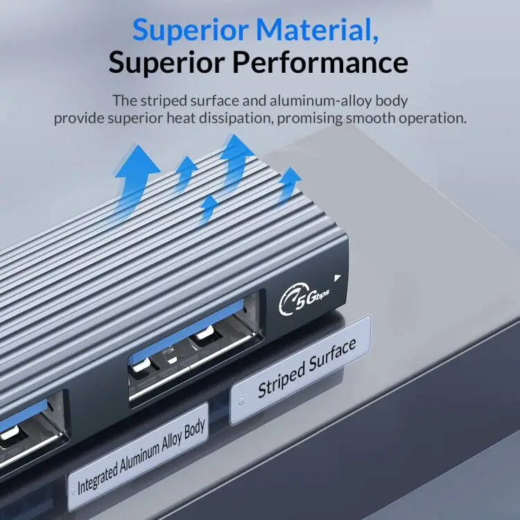 ORICO USB C To Usb Adapter USB 3.0 Splitter 3-port HUB Hub Docking Station Converter Otg Adapter Computer Accessories USB HUB