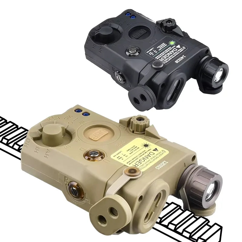 Tactical UHP AN PEQ 15 PEQ-15 LA5C Red Green Blue Dot Laser Indicator IR Fill Light Airsoft SF M600 Sureifr M600C LED Flashlight