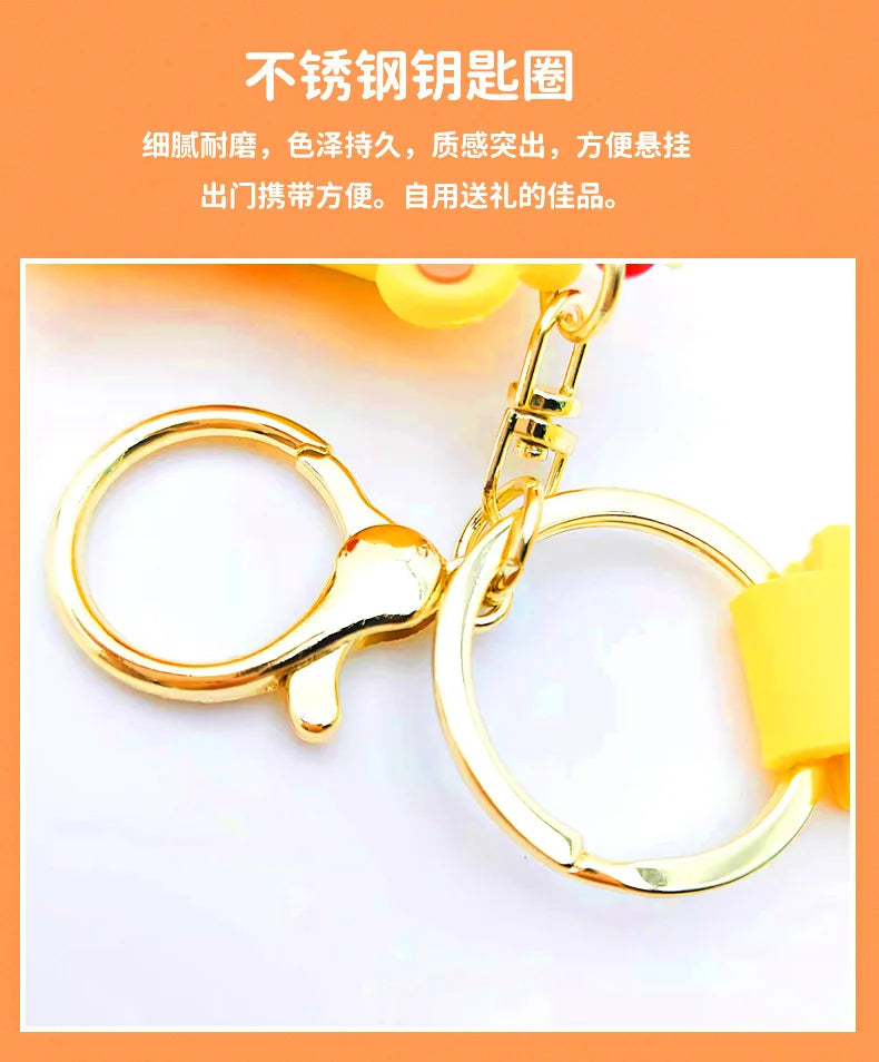 Cartoon Animal  PVC keychain   Doll Pendant Bear Bag car  Accessories