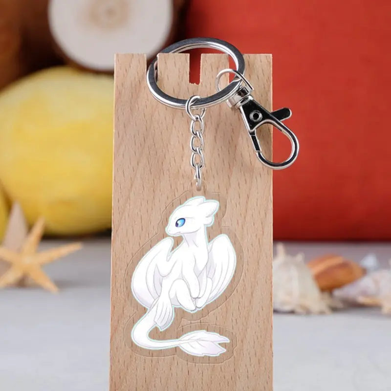 Creative keychain dragon Cute Cartoon Couple DIY Buckle Pendant with Male and Female Ring Ins Personalized