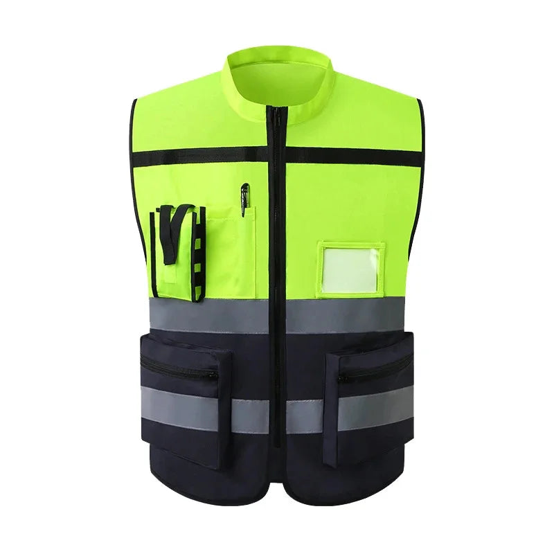 Safety Vest Construction Clothes High Visibility Vest Working Clothes Sports Outdoor Safety Clothing
