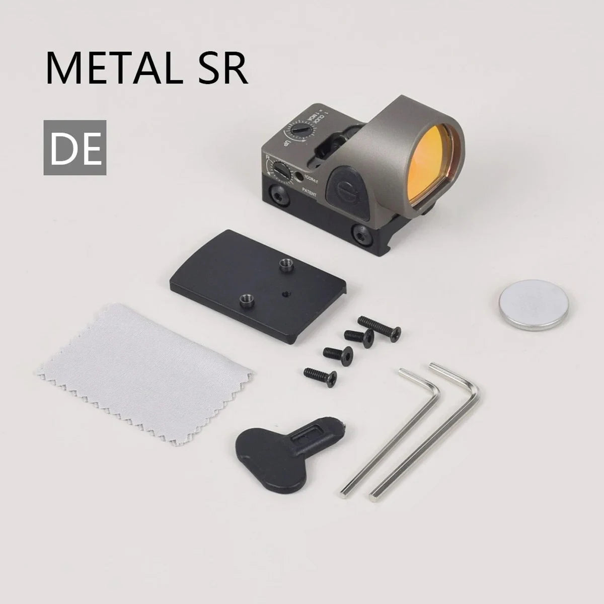 Tactical SR Red Dot Sight Scope Red Dot Optics Riflescope Collimator Fit 20mm Rail RMT Rifle Sight Hunting Airsoft With Logo