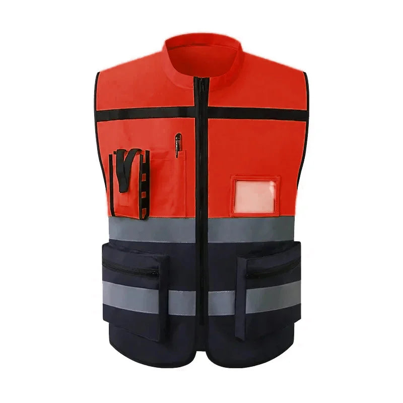 Safety Vest Construction Clothes High Visibility Vest Working Clothes Sports Outdoor Safety Clothing