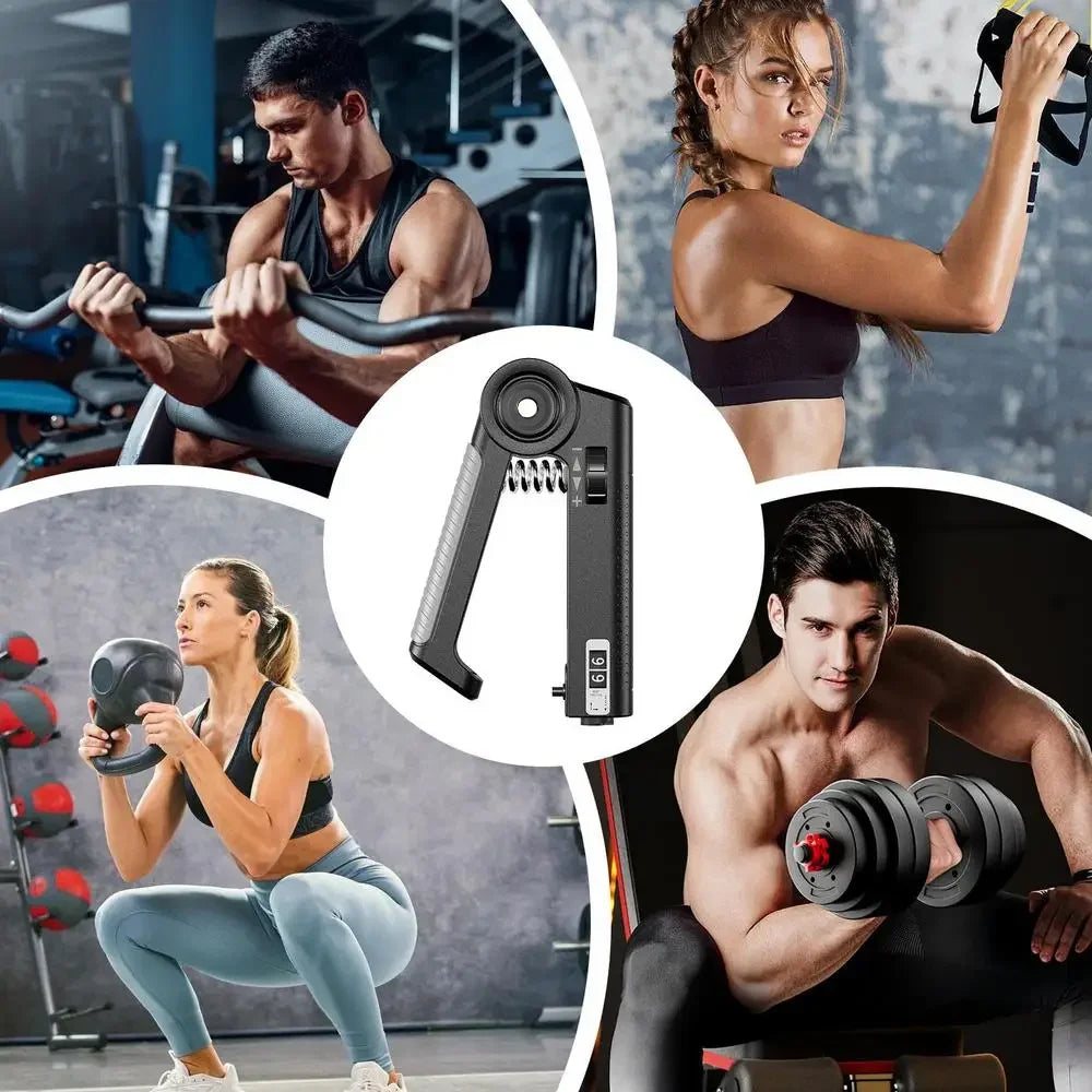 ﻿ Grip Strength Trainer Forearm Strengthener Anti Slip Grip Exerciser Trainer Adjustable Resistance for Gym Fitness