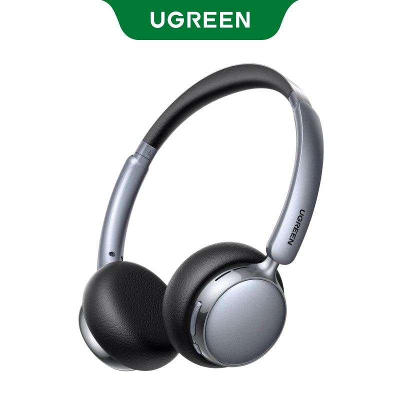 UGREEN ANC Wireless Headphones, Active Noise Cancelling, Premium On-Ear Bluetooth Headset, Customizable Sound,Cloud Foam Comfort