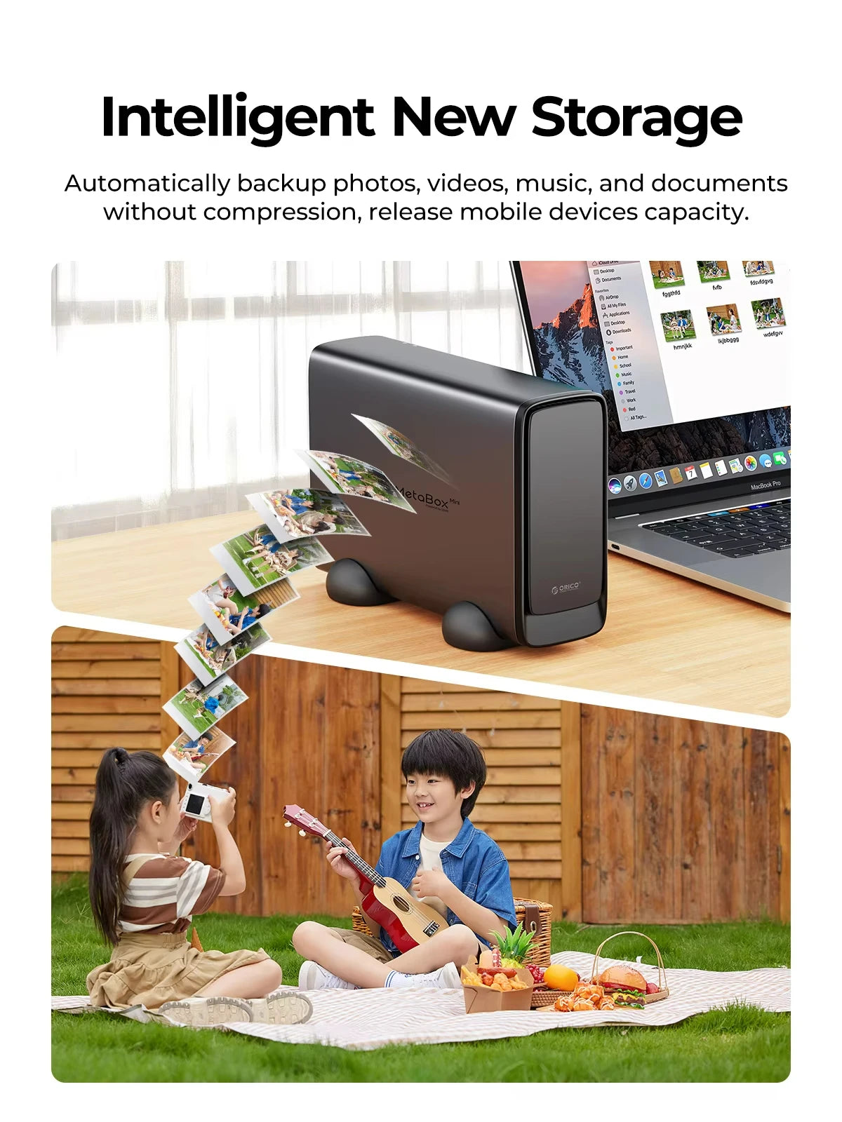 【NO Stock!】Personal Cloud NAS Storage SDVN 3.5"Data Securit Network Attached Storage with Automatic Fan Remote Access MetaBox