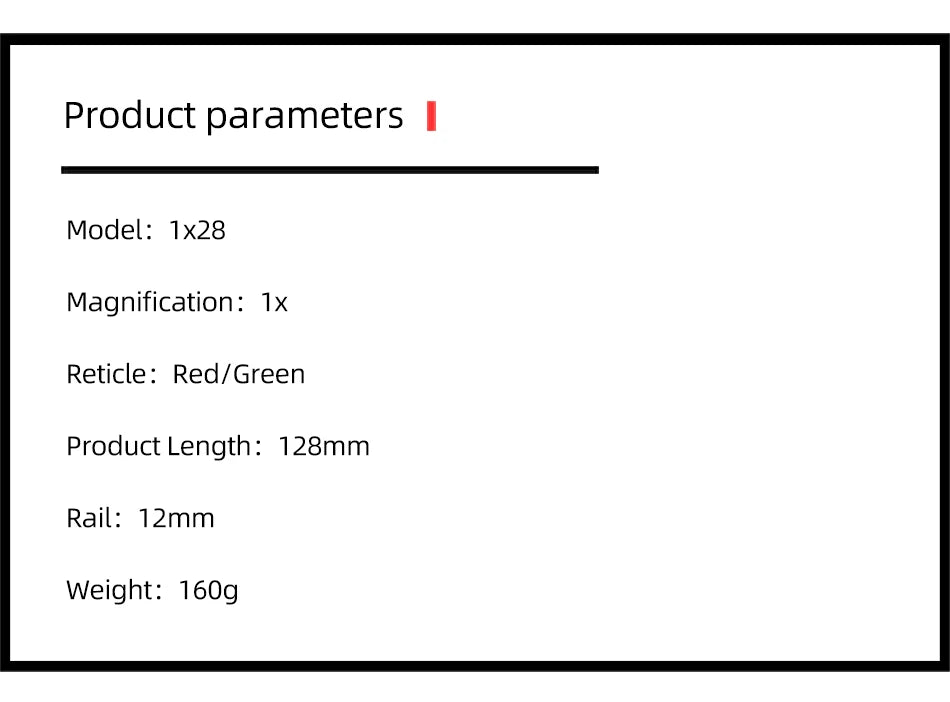 Tactical 1X28 Red Fiber Red Dot Sight Scope Holographic Sight Fit Shotgun Rib Rail Hunting Shooting Accessory Pilad Pf0